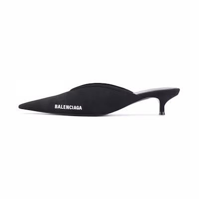 (W) Balenciaga Knife 'Black Fashion Mules'