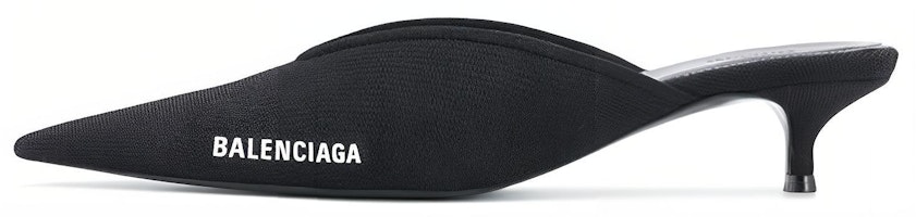 (Women) Balenciaga Knife 'Black Fashion Mules' 628605W2AF11090 (Women) Balenciaga Knife 'Black Fashion Mules' 628605W2AF11090