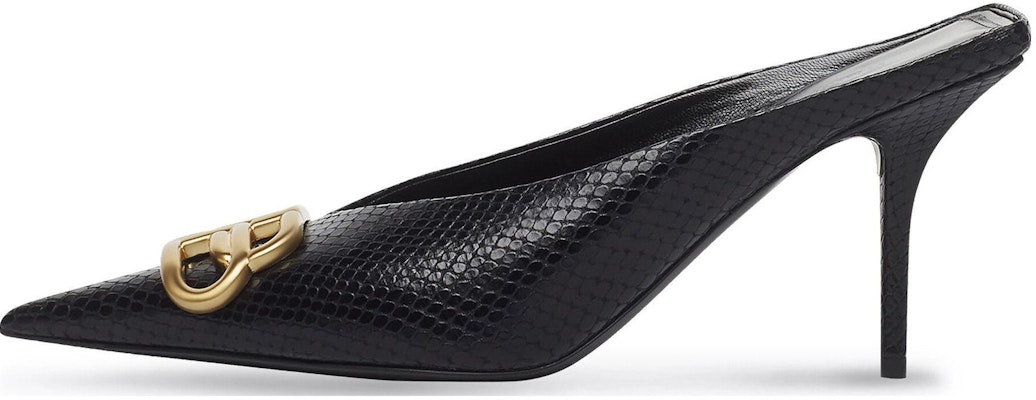 (Women) Balenciaga Knife 'Black Python' 659994WBCX11089 Buy (Women) Balenciaga Knife 'Black Python' 659994WBCX11089