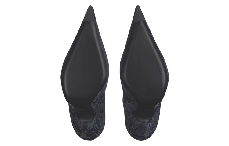 Details for (W) Balenciaga Knife ''Schwarzer Samt'' 734201W2I801000