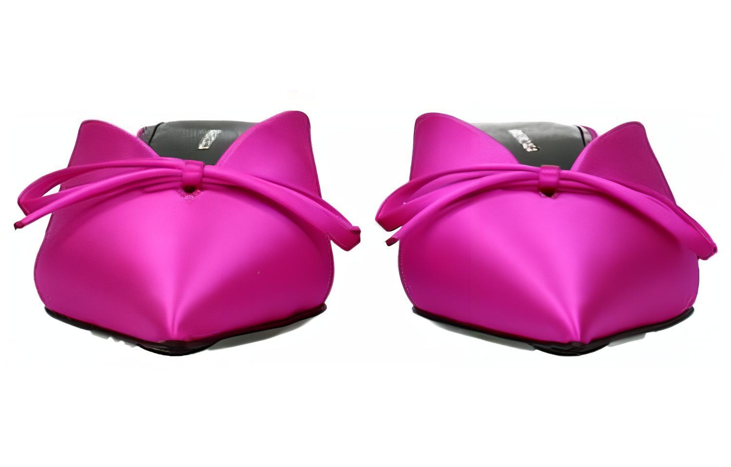 Shop (W) Balenciaga Knife Sandal Fashion Satin Ungu 524714W0WM05620