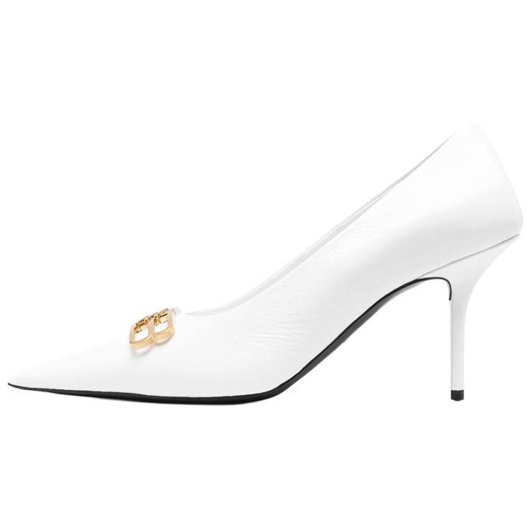 (Women) Balenciaga Knife 'White Leather' 694712WBD829080