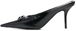 Buy (W) Balenciaga Knife BB Kulit Mules 'Hitam' 694722WBBI21000