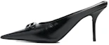 Buy (W) Balenciaga Knife BB Mules de Cuero 'Negro' 694722WBBI21000