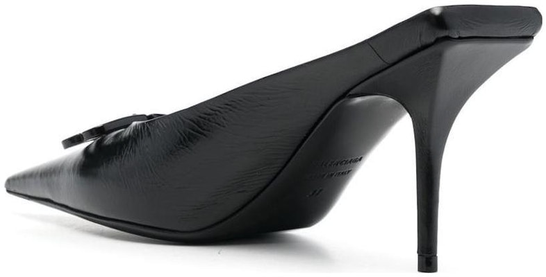 (Women) Balenciaga Knife BB Leather Mules 'Black' 694722WBBI21000 Lookbook (Women) Balenciaga Knife BB Leather Mules 'Black' 694722WBBI21000