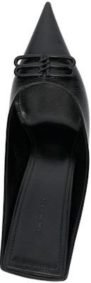 (Women) Balenciaga Knife BB Leather Mules 'Black' 694722WBBI21000 Shop (Women) Balenciaga Knife BB Leather Mules 'Black' 694722WBBI21000