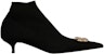 (W) Balenciaga Kasut Boot Knife 'Hitam' 591022W18031088
