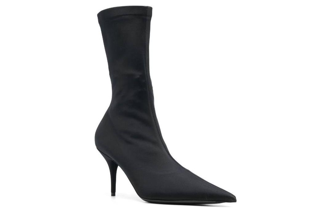 Shop (W) Balenciaga Knife Boot 'Kulit Hitam' 5482652ES01000