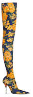 Order (Women) Balenciaga Knife Boot 'Floral Yellow Blue' 718647W2LT07040