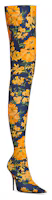 Lookbook (Women) Balenciaga Knife Boot 'Floral Yellow Blue' 718647W2LT07040