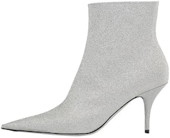 (Women) Balenciaga 85mm Knife Glitter Boots 'Silver' 579280WA7018163 (Women) Balenciaga 85mm Knife Glitter Boots 'Silver' 579280WA7018163