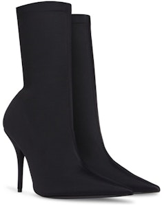 巴黎世家 Balenciaga Knife 時尚套穿短靴 11公分 女款 黑色 Lookbook 巴黎世家 Balenciaga Knife 時尚套穿短靴 11公分 女款 黑色