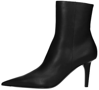 巴黎世家刀锋皮革保暖耐磨尖头時尚短靴 8cm 女款 黑色 Buy 巴黎世家刀锋皮革保暖耐磨尖头時尚短靴 8cm 女款 黑色