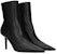 (W) Balenciaga Knife Bootie 'Kulit Hitam' 636621WBBP01000