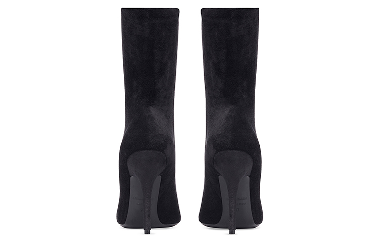 Purchase (W) Balenciaga Bottines Knife ''Velours Noir Côtelé'' 742881W8MA11000