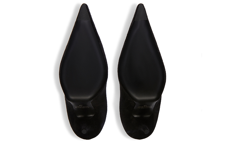 Details for (W) Balenciaga Bottines Knife ''Velours Noir Côtelé'' 742881W8MA11000