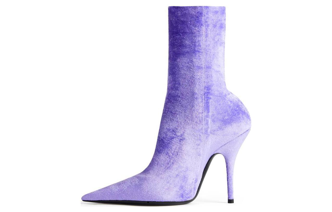 (Women) Balenciaga Knife Bootie 'Purple' 742881W8MA15001