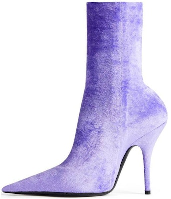 (Women) Balenciaga Knife Bootie 'Purple' 742881W8MA15001 Buy (Women) Balenciaga Knife Bootie 'Purple' 742881W8MA15001
