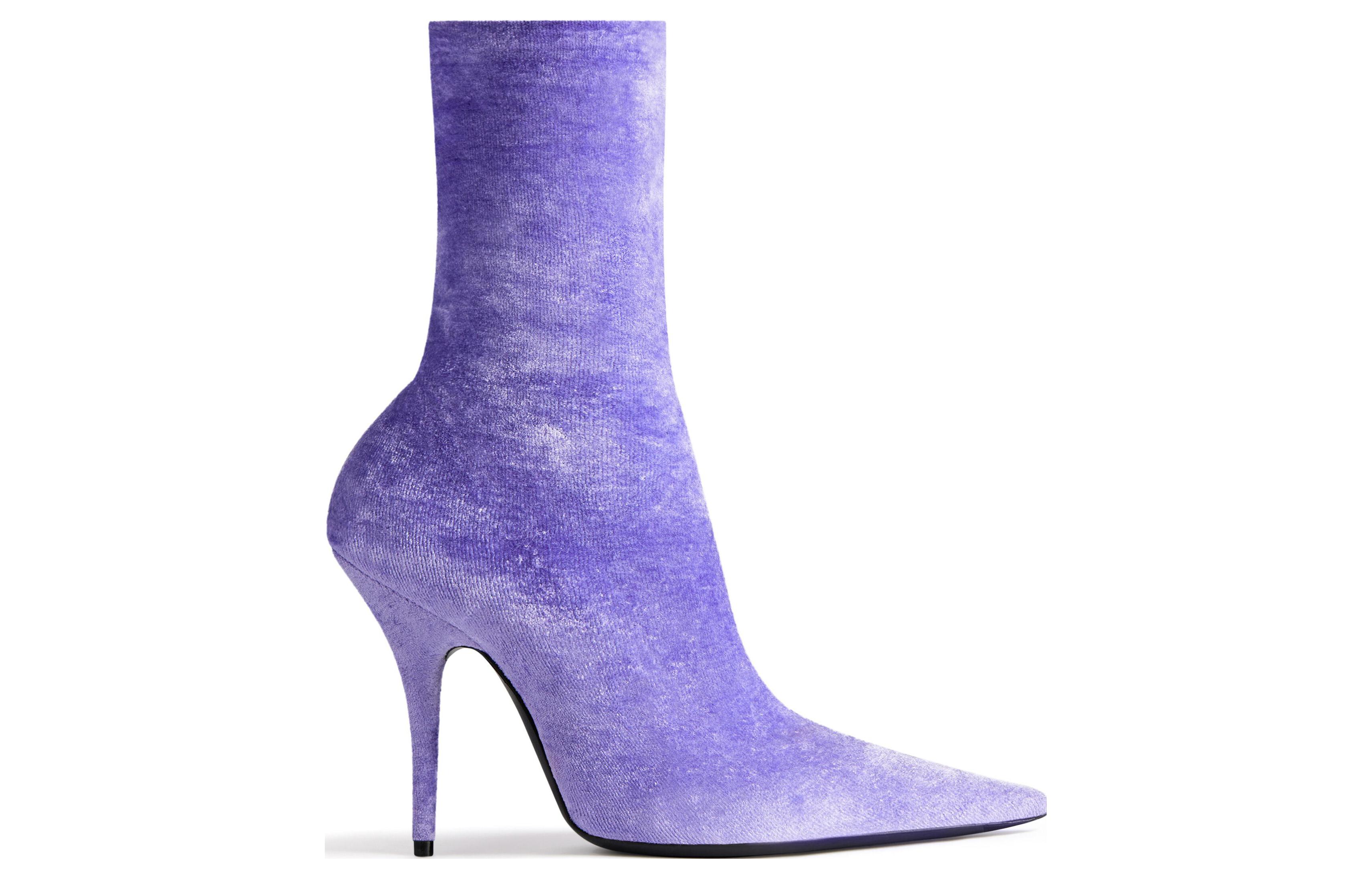 Order (W) バレンシアガ ナイフブーツ パープル 742881W8MA15001