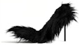 Buy (W) Balenciaga Knife Booties 'Fur Hitam Stiletto' 762207W9OA11000