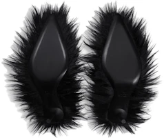 Shop (Women) Balenciaga Knife Booties 'Fur Black Stiletto' 762207W9OA11000