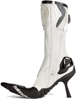 (Women) Balenciaga Knife Booties 'White Leather' 762245WB6A29210 (Women) Balenciaga Knife Booties 'White Leather' 762245WB6A29210