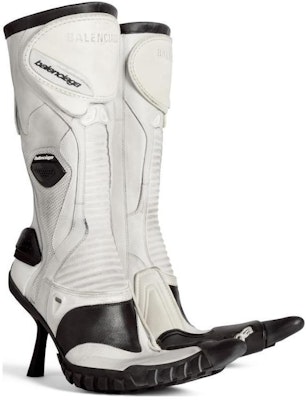 (Women) Balenciaga Knife Booties 'White Leather' 762245WB6A29210 Shop (Women) Balenciaga Knife Booties 'White Leather' 762245WB6A29210