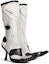 Shop (Women) Balenciaga Knife Booties 'White Leather' 762245WB6A29210