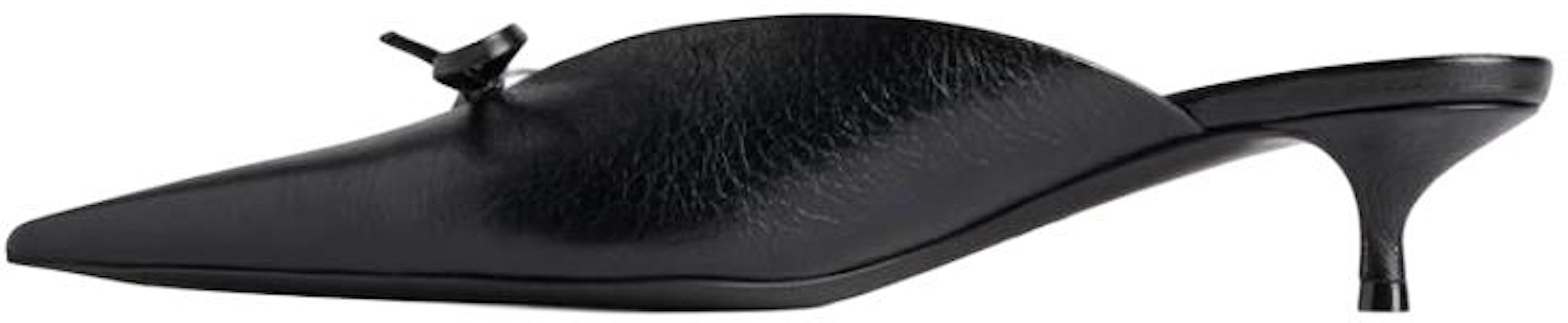 (Women) Balenciaga Knife Bow 40mm (4cm) Mule Black 785660WAD401000 Buy (Women) Balenciaga Knife Bow 40mm (4cm) Mule Black 785660WAD401000