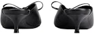 (Women) Balenciaga Knife Bow 40mm (4cm) Mule Black 785660WAD401000