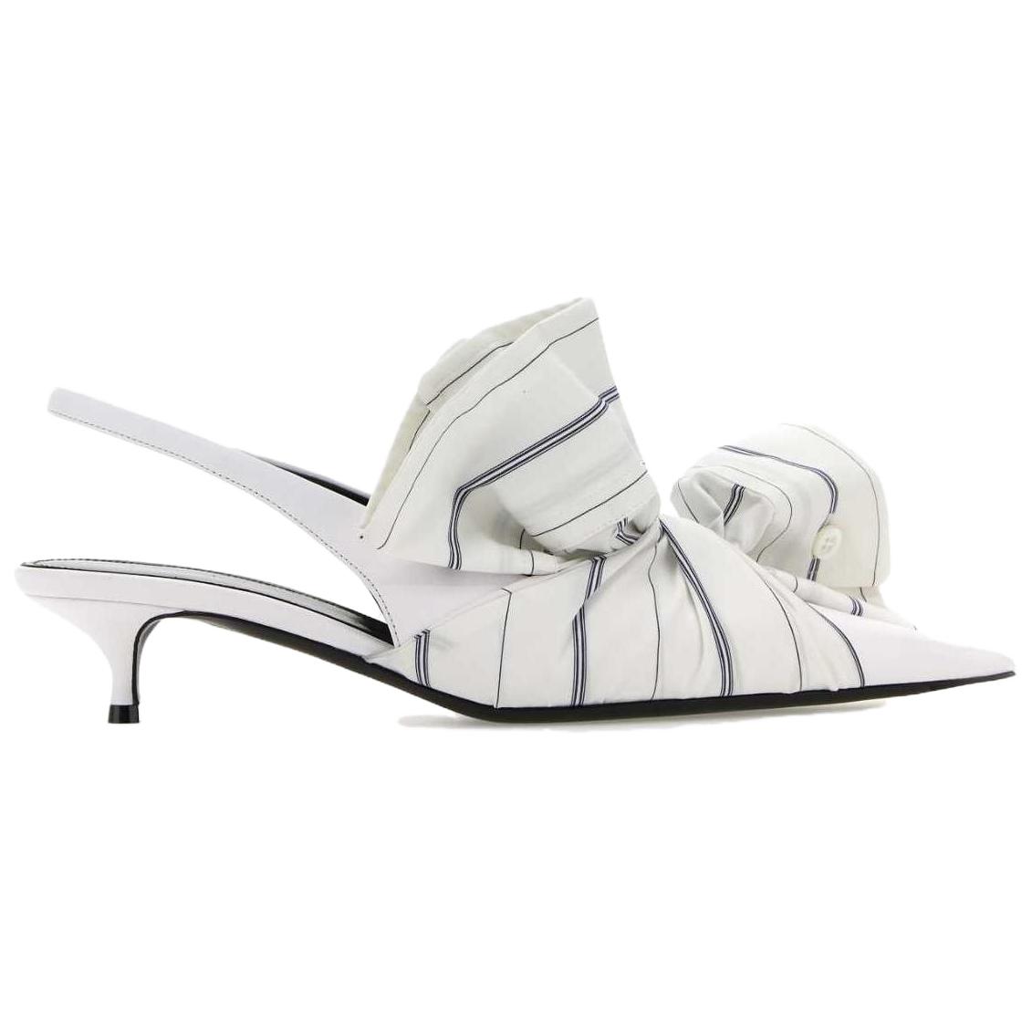 Order (Women) Balenciaga Knife Chemise 40mm Slingback 'White' 786223WB1H29000