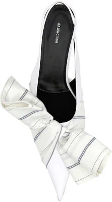 (Women) Balenciaga Knife Chemise 40mm Slingback 'White' 786223WB1H29000 Purchase (Women) Balenciaga Knife Chemise 40mm Slingback 'White' 786223WB1H29000