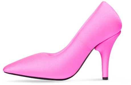 Balenciaga巴黎世家 XL 尼龍 尖頭簡約時尚 細跟 高筒鞋 11cm 女款 粉色 Buy Balenciaga巴黎世家 XL 尼龍 尖頭簡約時尚 細跟 高筒鞋 11cm 女款 粉色