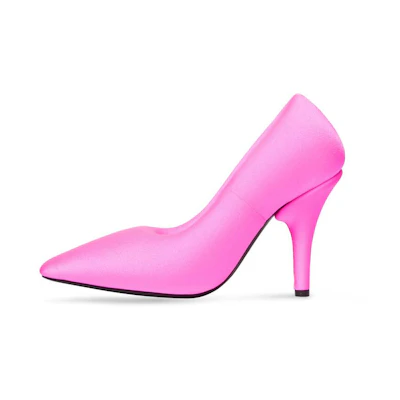 (W) Balenciaga Knife High Heels 'Pink Satin'