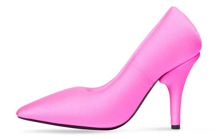 Buy (W) Balenciaga Knife Tacchi Alti ''Rosa Satinato'' 720949W04Z05000