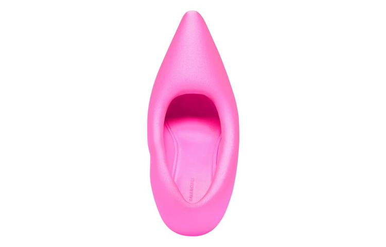 Shop (W) Balenciaga Knife Tacchi Alti ''Rosa Satinato'' 720949W04Z05000