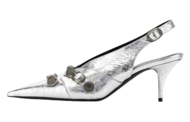 (Women) Balenciaga Knife High Heels 'Silver' 714251WBDK38018