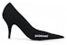 (W) Balenciaga Knife Kasut Tumit 80mm 'Hitam' 628602W18021090