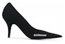Order (W) Balenciaga Knife Kasut Tumit 80mm 'Hitam' 628602W18021090