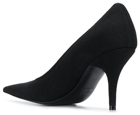 (Women) Balenciaga Knife Knit 80mm Pump Heels 'Black' 628602W18021090 Purchase (Women) Balenciaga Knife Knit 80mm Pump Heels 'Black' 628602W18021090