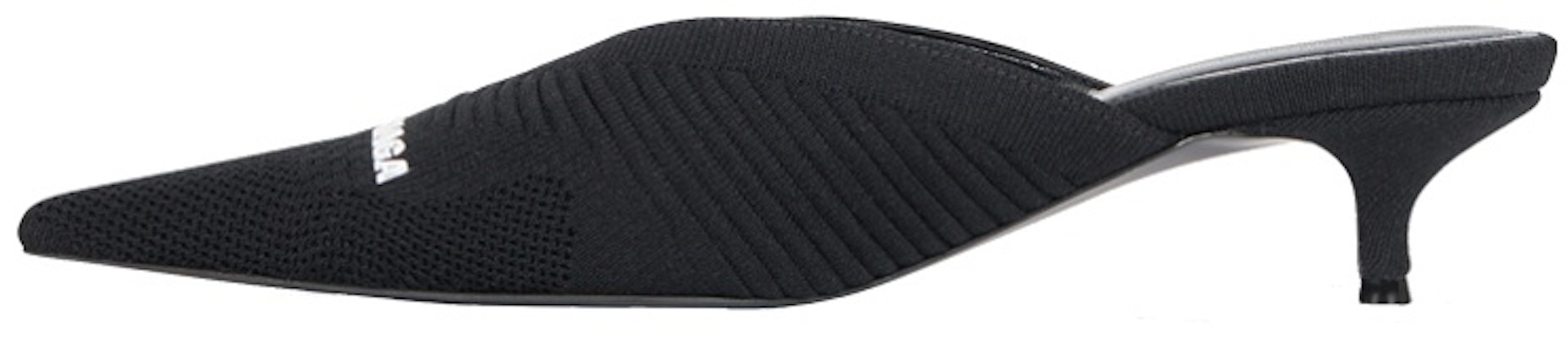(Women) Balenciaga Knife Knit Mules 'Black Fashion Slipper' 671126W2CW11090 Buy (Women) Balenciaga Knife Knit Mules 'Black Fashion Slipper' 671126W2CW11090