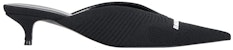 (Women) Balenciaga Knife Knit Mules 'Black Fashion Slipper' 671126W2CW11090