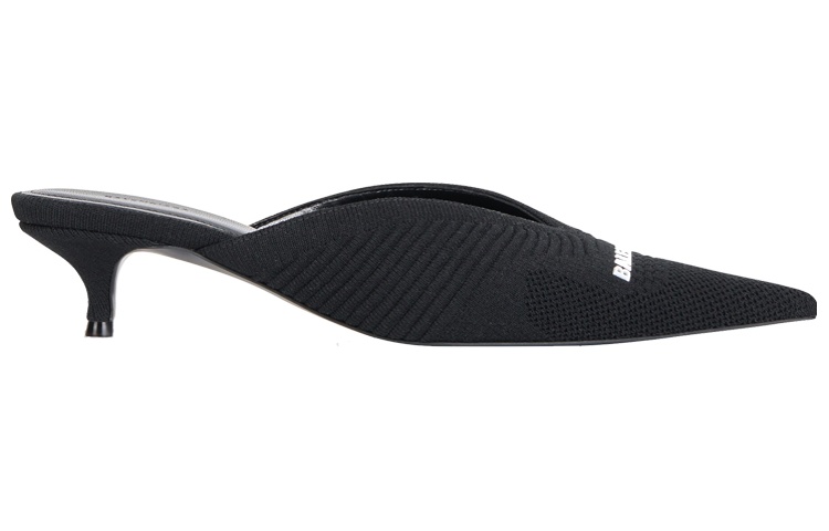Order (Women) Balenciaga Knife Knit Mules 'Black Fashion Slipper' 671126W2CW11090