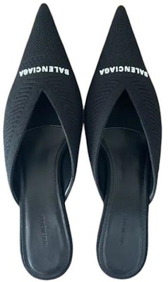 (Women) Balenciaga Knife Knit Mules 'Black Fashion Slipper' 671126W2CW11090 Purchase (Women) Balenciaga Knife Knit Mules 'Black Fashion Slipper' 671126W2CW11090