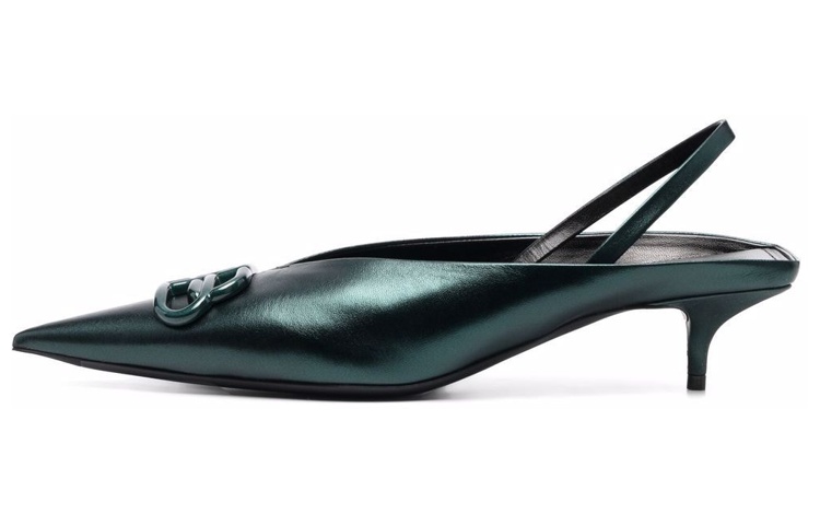(Women) Balenciaga Knife Mule 'Green Fashion Sandal' 691740WBC723052