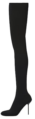 (Women) Balenciaga Knife Over-The-Knee Boots 'Black Stiletto' 762446W6PA01000 Buy (Women) Balenciaga Knife Over-The-Knee Boots 'Black Stiletto' 762446W6PA01000