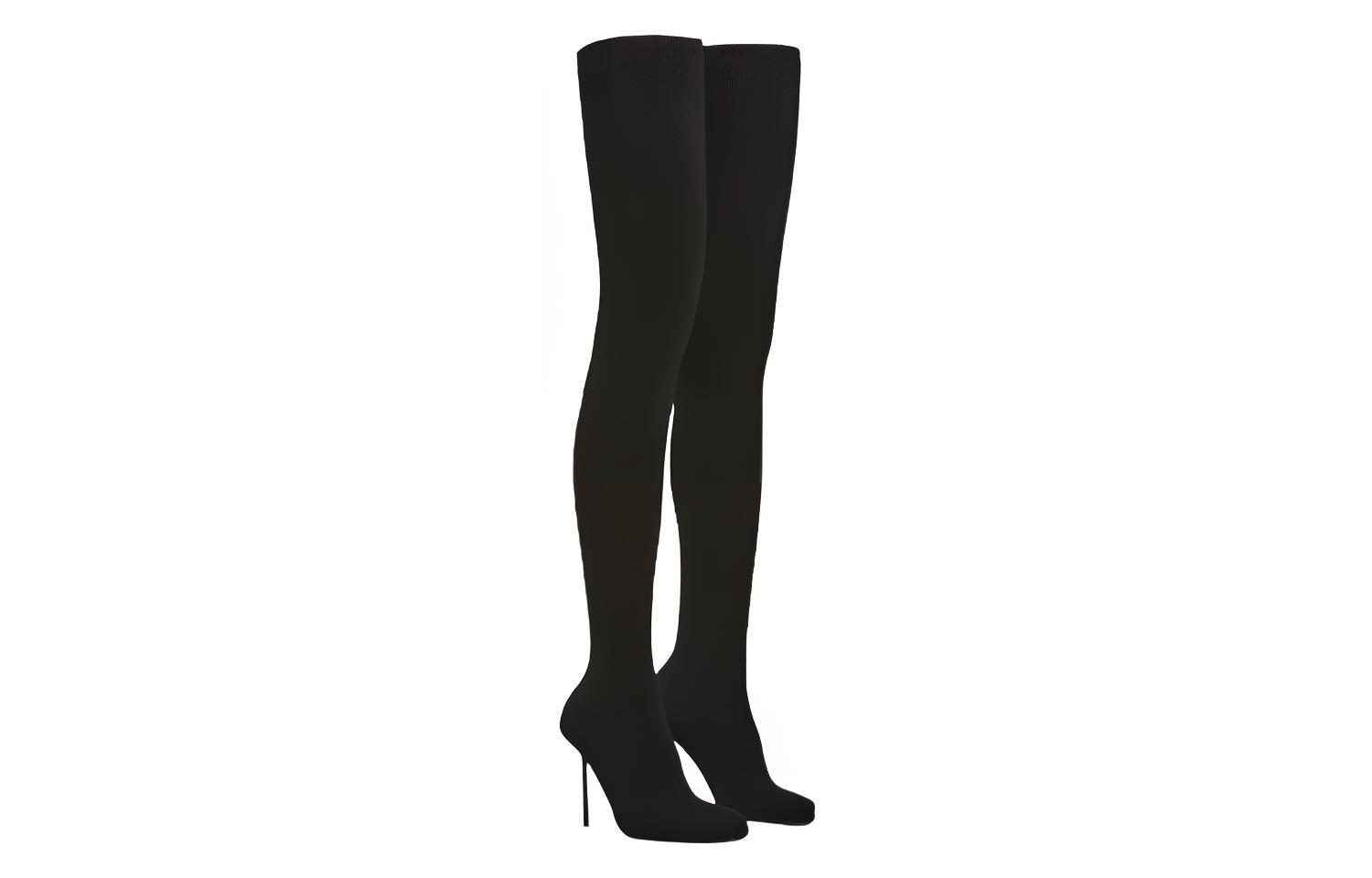 Lookbook (W) Cuissardes Balenciaga Knife ''Stiletto Noir''. 762446W6PA01000