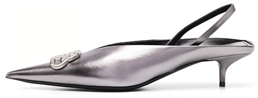 (Women) Balenciaga Knife Slip-On Sandal 'Silver' 691740WBC718181 (Women) Balenciaga Knife Slip-On Sandal 'Silver' 691740WBC718181