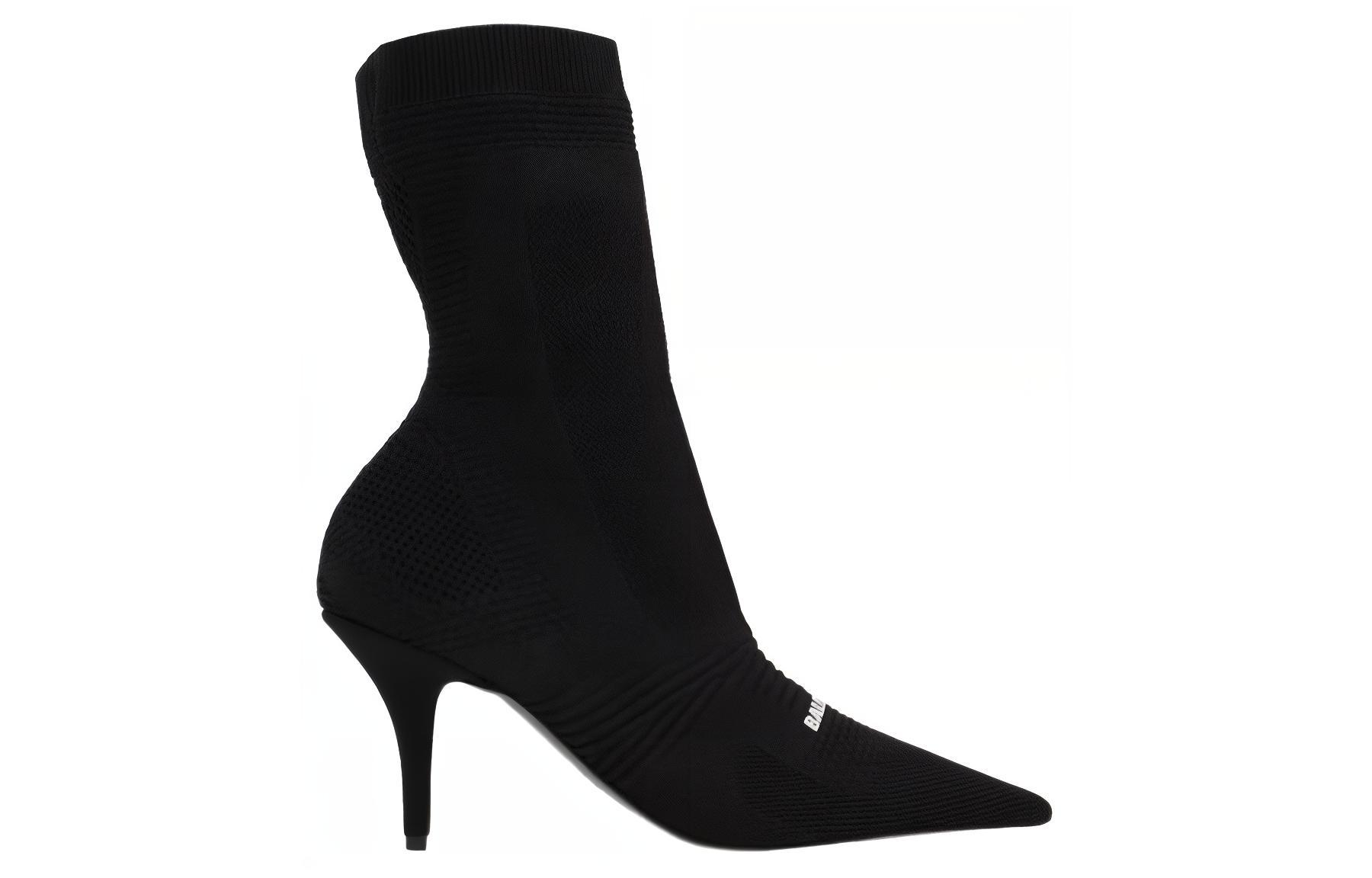 Lookbook (W) Balenciaga Bottes Tricot 9cm ''Noir Confort Mode'' 724179W2CW11090