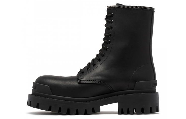 Buy (W) Bota Balenciaga Tipo Militar con Cordones 'Negra' 664709WA9O11081